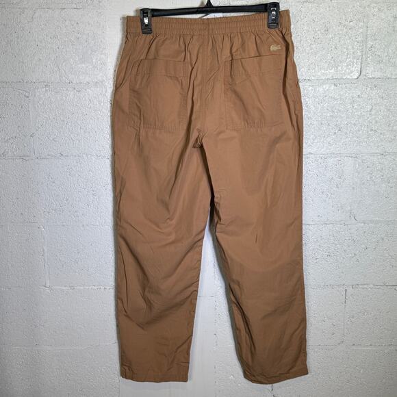 Lacoste Mens Relaxed Fit Track Pants IT5 beige Large $150 - Picture 5 of 8